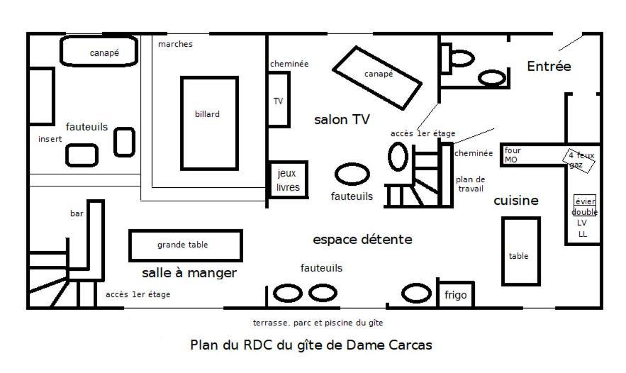 Domaine D'Herminis - Gite De Dame Carcas การ์กาซอน ภายนอก รูปภาพ